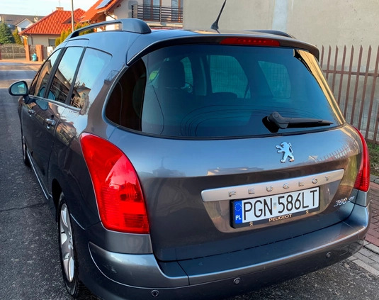 Peugeot 308 cena 21999 przebieg: 177000, rok produkcji 2011 z Gniezno małe 781